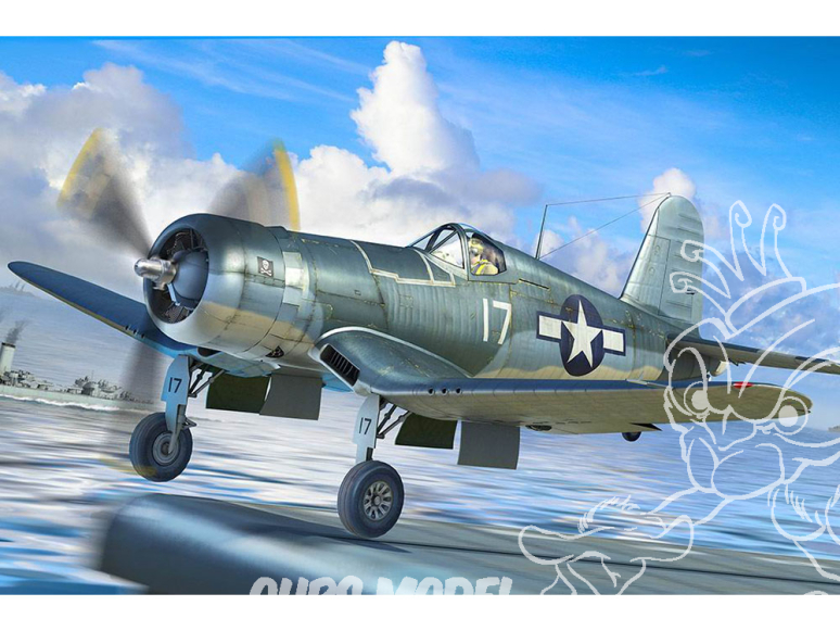 Hobby Boss maquette avion 80383 Chasseur américain F4U-1A Corsair 1/48