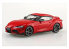 Aoshima maquette voiture 58855 Toyota GR Supra Prominence Red SNAP KIT 1/32