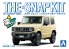 Aoshima maquette voiture 57797 Suzuki Jimny Chiffon Ivory metallic SNAP KIT 1/32