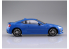 Aoshima maquette voiture 57544 Toyota GT86 Bright blue SNAP KIT 1/32