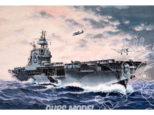 revell maquette bateau 65824 Model Set USS Enterprise CV-6 inclus peintures principale colle et pinceau 1/1200