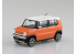 Aoshima maquette voiture 58329 Suzuki Hustler Passion Orange SNAP KIT 1/32