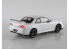 Aoshima maquette voiture 62517 Nissan Skyline R34 GT-R White SNAP KIT 1/32