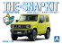 Aoshima maquette voiture 57766 Suzuki Jimny Kinetic Yellow SNAP KIT 1/32
