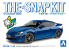Aoshima maquette voiture 55984 Toyota GT86 Azurite blue SNAP KIT 1/32