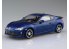 Aoshima maquette voiture 55984 Toyota GT86 Azurite blue SNAP KIT 1/32