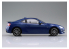 Aoshima maquette voiture 55984 Toyota GT86 Azurite blue SNAP KIT 1/32