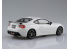 Aoshima maquette voiture 54185 Toyota GT86 Crystal white pearl SNAP KIT 1/32