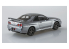 Aoshima maquette voiture 62548 Nissan Skyline R34 GT-R Sparkling silver SNAP KIT 1/32