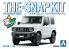 Aoshima maquette voiture 58176 Suzuki Jimny Pure white pearl SNAP KIT 1/32