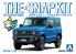 Aoshima maquette voiture 57780 Suzuki Jimny Brisk blue metallic SNAP KIT 1/32