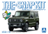 Aoshima maquette voiture 57773 Suzuki Jimny Jungle green metallic SNAP KIT 1/32