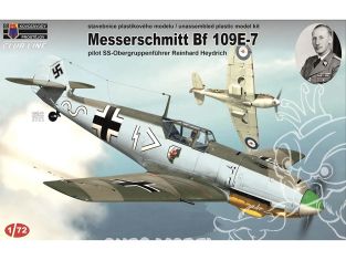 KP Model kit avion CLK0007 Bf 109E-7 Reinhard Heydrich 1/72