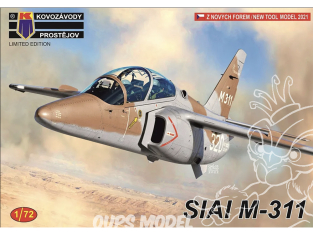 KP Model kit avion Kpm0348 SIAI Marchetti M-311 1/72