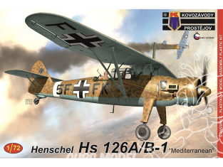 KP Model kit avion KPM0337 Henschel Hs 126B-1 Méditerranéen 1/72