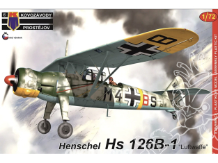 KP Model kit avion KPM0336 Henschel Hs 126B-1 Luftwaffe 1/72