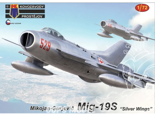 KP Model kit avion Kpm0329 Mikoyan-Gourevitch MiG-19S Ailes d'argent 1/72