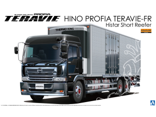 Aoshima maquette camion 64313 Hino Profia Teravie-FR Histar - Camion court réfrégiré 1/32