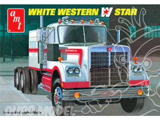 AMT maquette camion 0724 White Western Star Tracteur 1/25
