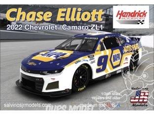 JR Models maquette voiture HMC2022CEP Hendrick Motorsports 2022 Chevrolet Camaro Chase Elliott n°9 1/24