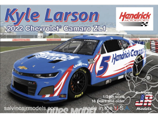 JR Models maquette voiture HMC2022KLP Hendrick Motorsports 2022 Chevrolet Camaro Kyle Larson n°5 1/24