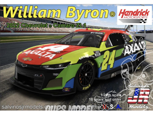 JR Models maquette voiture HMC2022WBP Hendrick Motorsports 2022 Chevrolet Camaro William Byron n°24 1/24