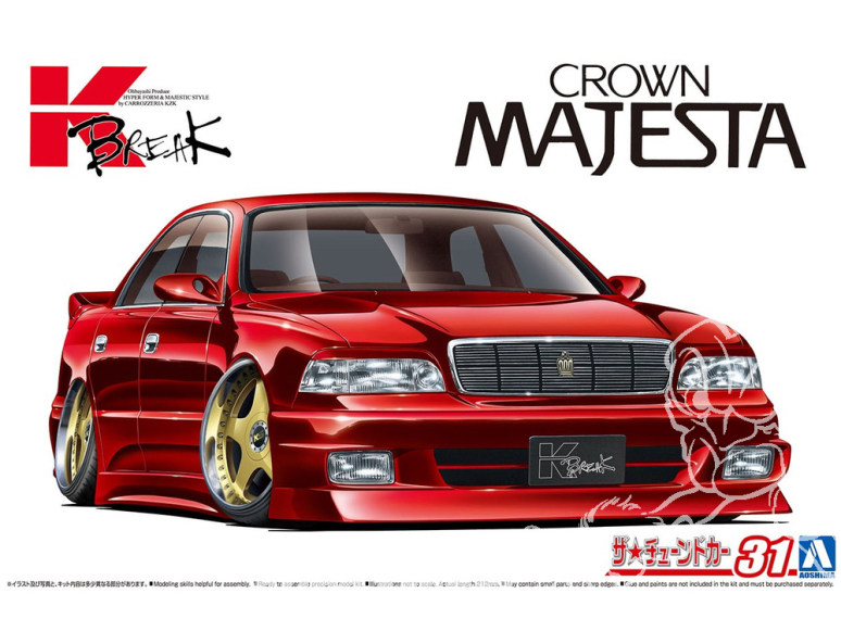 Aoshima maquette voiture 63095 Toyota Crown Majesta K Break UZS141 1991 1/24