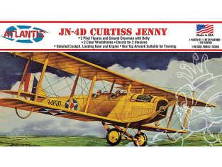 Atlantis maquette avion L534 JN-4D Curtiss Jenny 1/48