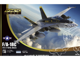 Kinetic maquette avion K48114 F/A-18C VFA-27 Royal Maces 1/48