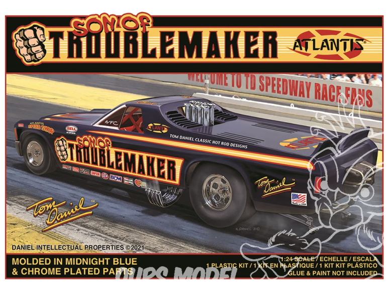 Atlantis maquette voiture M2204 Tom Daniel Son of Troublemaker Funny Car 1/24