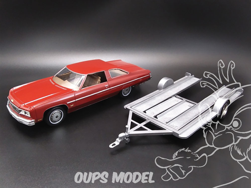 thumbnail image 2 of MPC 1/25 Scale 1976 Chevy Caprice (3-in-1) Model Kit With Trailer – MCP963 2 of 5