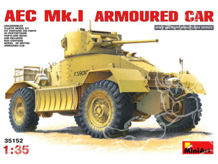 MINI ART maquette militaire 35152 AEC MK1 Armored Car 1/35