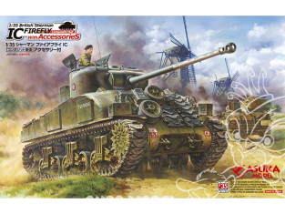 Asuka maquette militaire 35-028 Sherman IC Firefly "Composite Hull" avec accessoires Britannique 1/35