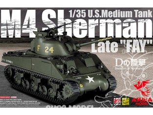 Asuka maquette militaire 35-032 M4 Sherman Late "Fay" 1/35