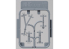 Fine Molds kit d&#039;amélioration NH5 Jeu de ceintures de sécurité IJN de la Seconde Guerre mondiale (N1K1 Rex &amp; N1K2 George) 1/32