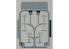 Fine Molds kit d&#039;amélioration NC4 Ceinture de sécurité de la Seconde Guerre mondiale pour les avions militaires américains 1/48