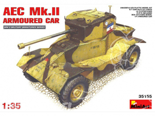 MINI ART maquette militaire 35155 AEC MK2 Armored Car 1/35