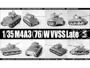 Asuka maquette militaire 35-043 M4A3 (76) W VVSS Late 1/35