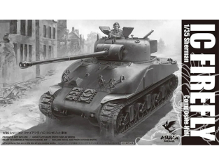 Asuka maquette militaire 35-044 Sherman IC Firefly "Composite Hull" 1/35