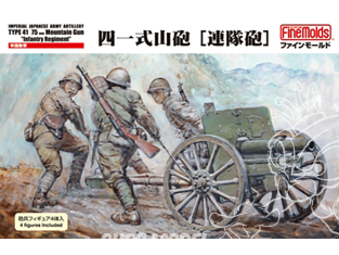 Fine Molds militaire FM39 Artillerie régiment de canons de montagne IJA Type 41 75 mm 1/35