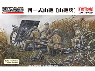 Fine Molds militaire FM38 Artillerie de montagne IJA Type 41 75 mm 1/35