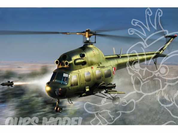 Hobby boss maquette hélicoptère 87244 Mil mi-2URP Hoplite Anti Tank 1/72