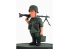 Finemolds figurine TF6 World Fighter Collection Soldat d&#039;infanterie Allemand Meyer avec mitrailleuse MG-34 1/16