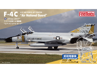 Fine Molds avion FP46S Chasseur F-4C de l'US Air Force Air National Guard State Air Force Première édition édition spéciale 1/72