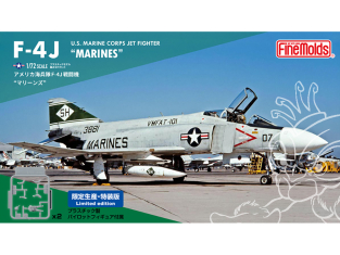 Fine Molds avion 72843 Chasseur F-4J du Corps des Marines des États-Unis Première édition édition spéciale 1/72