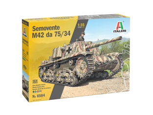 Italeri maquette militaire 6584 Semovente M42 da 75/34 1/35