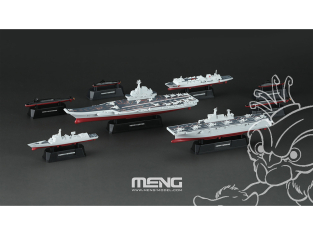 Meng maquettes bateau MH-002 Flotte chinoise Set 2 1/2000