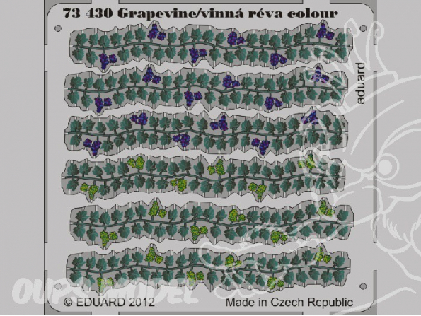 Eduard photodecoupe diorama 73430 Grape de vigne 1/72