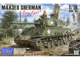 ANDY'S HOBBY HEADQUARTERS AHHQ-001 M4A3E8 Sherman Easy Eight 1/16