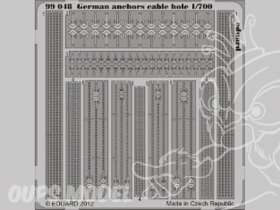Eduard photodecoupe bateau 99048 Ancres Allemandes 1/700